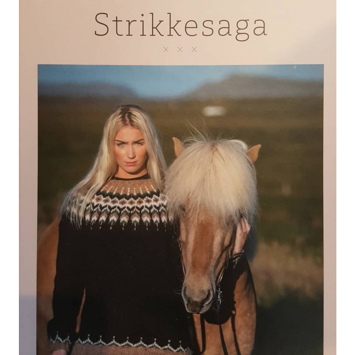 STRIKKESAGA - fantastisk bog med islandsk strik, skrevet og designet Tove Richter